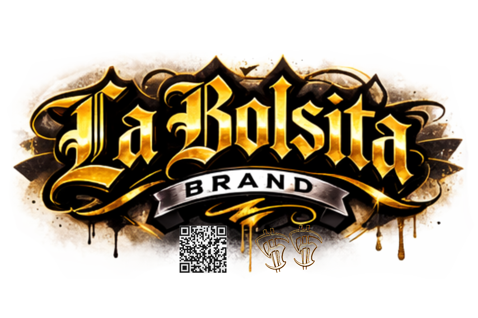 La Bolsita Gold Decal